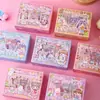 Menina fofa coração fosco Adesivos de fita de Jornal suit estudante jornal diy material decorativo desenho animado pequenos adesivos