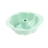 Forma de Silicone de Grau Alimentício para Bolo Chiffon, Fácil de Desenformar, Resistente a Altas Temperaturas Domésticas, Utensílios de Confeitaria em Formato de Coração e Flor para Uso no Forno