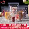 Bolsa transparente autoportante con cierre automático para aperitivos, leche, té de azufaifo, bolsa de plástico sellada para envasar alimentos.