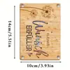 Temporada de Graduación Transfronteriza Temporada de Regreso a Clases Conejo Decoración de Pascua Cartera de Madera Regalo en Dinero Adornos de Madera Modernos Simples