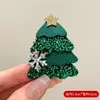 Broche Ins Desenho Animado Fofo Papai Noel Insígnia de Presente de Natal Acessórios para Suéter Bolsa Broche de Casal