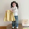 Chaqueta de Primavera para Niñas 2026 Nuevo Estilo Chaqueta Estilo Coreano para Niños Sudadera con Capucha Estilo Primavera/Otoño para Bebé