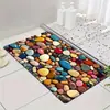 Alfombrilla de Piso para Baño Resistente a Manchas Fácil de Limpiar Alfombrilla para Pies para Entrada de Ducha en Casa Alfombrilla Absorbente de Agua Antideslizante Alfombrilla de Piso de Diatomeas