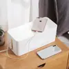 Caja Sencilla para Cables de Escritorio, Caja para Gestión de Cables, Caja de Almacenamiento para Regletas, Caja de Almacenamiento para Cargadores de Cables de Alimentación, Antichoque Eléctrico