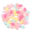 Cuentas de Flor de Tulipán Acrílicas Color Sólido Cuentas Mapei Joyería para Niñas DIY Cuentas Sueltas Accesorios para Joyería DIY