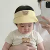 Sombrero de bebé coreano Yipan, nuevo sombrero de sol de oso de dibujos animados de verano para salidas, sombrero de protección solar, gorra visera para bebé