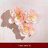 Decoración de Habitación de Boda, Decoración Floral de Boda, Flores Plegadas Tridimensionales, Papel Tapiz de Flores Artificiales de Boda para Fondo de Dormitorio, Tablero de Boda