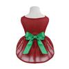 Ropa para Perro Tejido Lazo Ropa para Mascota Ropa Transfronteriza de Halloween Navidad Año Nuevo Festivo Falda para Gato