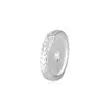 Plata Pura 999 Accesorios para Manualidades Plata Lisa Hecha a Mano Espaciador de Plata 5-8mm Junta Espaciadora de Plata Cuenta Espaciadora Onda de Agua Protección Pulsera Venta al por Mayor