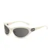 2026 Primavera Retro Diadema Protectora del Sol para Exteriores Gafas de Sol para Mujer con Rostros Cuadrados y Redondos, Efecto Adelgazante, Estilo Celebridad de Internet, Gafas de Sol Inspiradas en Chanel, Transfronterizo