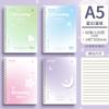 Mengjin Libreta Linda de Espiral con Apertura Lateral Libreta Gruesa A5 Bloc de Notas de Aspecto Sofisticado Diario para Estudiantes