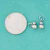 Nuevo Colgante Sólido de Calabaza Pequeña Plata de Ley S925 Colgante de Calabaza Mate Viejo Pulsera de Cuerda Manual DIY Accesorios de Plata