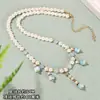 Dinastia Han, Gola Tan, Colar com Borla de Pérolas, Novo Cheongsam Chinoiserie, Estilo Antigo, Estilo Nacional, Traje Antigo, Acessórios com Elementos Han