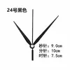 Manecillas de reloj negras reloj de pared punto de cruz reloj de cuarzo reloj electrónico manecillas de metal eje Seiko accesorios hechos a mano para estudiantes