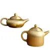 Tetera Pequeña de Latón Olla para Vino Tetera Olla de Mano Seiko Chino Decoración de Escritorio para el Hogar y la Oficina Regalo Artesanal
