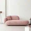 Sofá de Tela de Diseño Retro Francés para Sala de Estar de Apartamento Pequeño