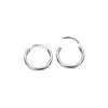 Pendientes de Acero Inoxidable de Moda de Alta Venta Emanco, Pendientes de Aro Sencillos Chapados en Oro, Pendientes Versátiles Sencillos y Elegantes