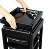 Carro de Peluquería Kingwin Gabinete de Almacenamiento Tipo Cajón Estante para Herramientas de Peluquería Carrito de Herramientas para Salón Se Puede Girar