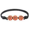 ¡Wow Amazon más vendido pulsera de baloncesto béisbol cordón encerado tejido softbol tenis fútbol Copa del Mundo accesorios de pulsera