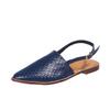 Verano 2021 nuevo transfronterizo Amazon comercio exterior mujeres talla grande spot moda europea y americana temperamento puntiagudas sandalias planas