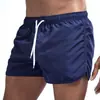 2026Wish Comércio Exterior Novo Estilo de Verão Shorts de Corrida de Praia Multicor para Homens Shorts de Poliéster Calças Esportivas Curtas para Homens