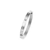 Pulseira de Aço Titânio, Simples, Elegante, Luxo Leve, Moda de Alto Padrão, Modelo Feminino Cravejado com Diamantes, Pulseira de Aço Inoxidável para Casal, Não Desbota, para Mulheres