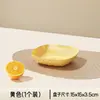 Plato de Dibujos Animados Lindo para Desechar Huesos con Alto Atractivo Estético, Plato Pequeño para Mesa de Comedor en Casa, Plato Duradero para Snacks, Plato para Frutas