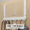 Gancho Atrás da Porta, Sem Necessidade de Furos, Cabideiro, Rack para Armazenamento de Roupas, Rack Pendurado para Porta de Entrada, Gancho de Parede para Roupas, Tipo Atrás da Porta