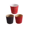 Bandeja de Papel Panna Tony de 3/4/5/6 pulgadas Molde para Panettone Resistente a Altas Temperaturas Desechable Taza para Pan de Navidad Molde para Cupcakes