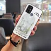 Adequado para Capa de Celular Zte Borda Completa Concha Macia Feminino Silicone Luxo Juventude Refrescante Cor Pura Desenho Animado Fofo
