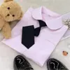Uniforme Jk Camisa Básica Blanco Leche con Tapeta de Esquina y Tapeta de Botones Superior Versátil para Estudiante Estilo Japonés de Manga Corta