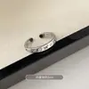 Anel de Laço Irregular Feminino Estudante Luxo Leve Estilo Frio Anel de Dedo Aberto Fashionável Nicho Simples Anel Tendência