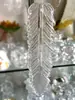 Hojas de Repuesto para Candelabro de Cristal Bricolaje Piezas de Repuesto para el Hogar Accesorios de Hoja de Vidrio Accesorios para Lámparas de Concha