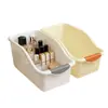 Caja de almacenamiento de gabinete para el hogar, cocina, huecos, artículos varios, bocadillos, cesta para condimentos, tipo cajón, plástico, cesta clasificadora de artículos varios