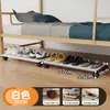 Zapatero Móvil Debajo de la Cama con Ruedas, Bandeja para Zapatos Hueca Transpirable, Estante de Almacenamiento Debajo de la Cama para Dormitorio para Tenis y Pantuflas