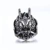 Anillo de moda dominante para hombre, ojo de diablo retro, anillo punk individual, anillo de personalidad para niños, joyería al por mayor