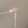Horquilla Plegable Estilo Antiguo para Mujer, Nueva Horquilla Estilo Chino Hanfu, Elegante Accesorio para Qipao, Horquilla, Adorno para el Cabello con Borlas