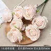 Decorações de Teto para Palco de Casamento Floral na Cor Champanhe Materiais de Flores para Corredor Interno Flores Artificiais Adereços Decorativos Alta Simulação