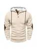 Sudadera con capucha informal de moda para hombre, nueva, sencilla y moderna, holgada, de manga larga, top deportivo
