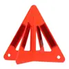 Triángulo de advertencia para coche, trípode plegable de estacionamiento para accidentes, dispositivo de advertencia reflectante para larga distancia, kit de inspección anual