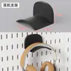 Tablero perforado de plástico sin taladro para detrás de la puerta, hecho a medida para almacenamiento de sombreros y llaves en la entrada, panel de pared decorativo para la puerta de entrada