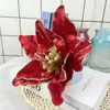 Nova decoração de árvore de Natal flores Flores de Natal festa reunião atmosfera festiva acessórios de arranjo de flores fabricantes de flores artificiais atacado