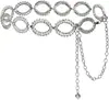Acessórios de Moda Europeus e Americanos Cinto Feminino Versátil Decorativo Quadrado Corrente de Cintura de Metal Feminino Corrente de Calça Social de Alta Qualidade