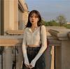 Cardigan de malha doce feminino verão 2024 nova chegada solta curta elegante elegante manga comprida top cropped casaco pequeno