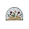 Broche Combinado Colorido Série de Letras Inglesas Desenho Animado Personalidade Geométrica Redondo Distintivo Acessório Esmalte Liga Metálica Medalha