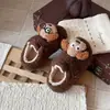Zapatos Peludos de Dibujos Animados de Moda para Niñas, Calzado de Exterior, Nuevo Estilo Otoño 2026, Suela Suave Cómoda, Versátiles para Estar en Casa, Zapatos de Algodón