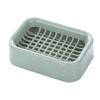 Caja de Jabón Drenante de Doble Capa para Baño Doméstico Caja de Jabón Hecho a Mano para Baño Escandinavo Colorido Estante Bandeja Estante