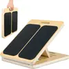Fortalecedor de Tobillo de Madera Tabla de Equilibrio Tabla para Pie de una Sola Pierna Entrenador de Equilibrio de Arco Camilla Estiradora para Corrección de Fascitis Plantar