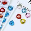 Dongzhou Cristal 12-24 Ponta Triangular Grossa Fundo Pontiagudo Diamante Acessórios para Joias DIY Diamante Decorativo para Vitral Roupas Sapato Bolsa