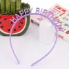 Accesorios Europeos y Americanos para el Cabello, Tocados, Suministro Transfronterizo, Accesorios para Niños, Diademas, Diademas de Princesa de Resina Plástica para Cumpleaños, Al Por Mayor en Stock